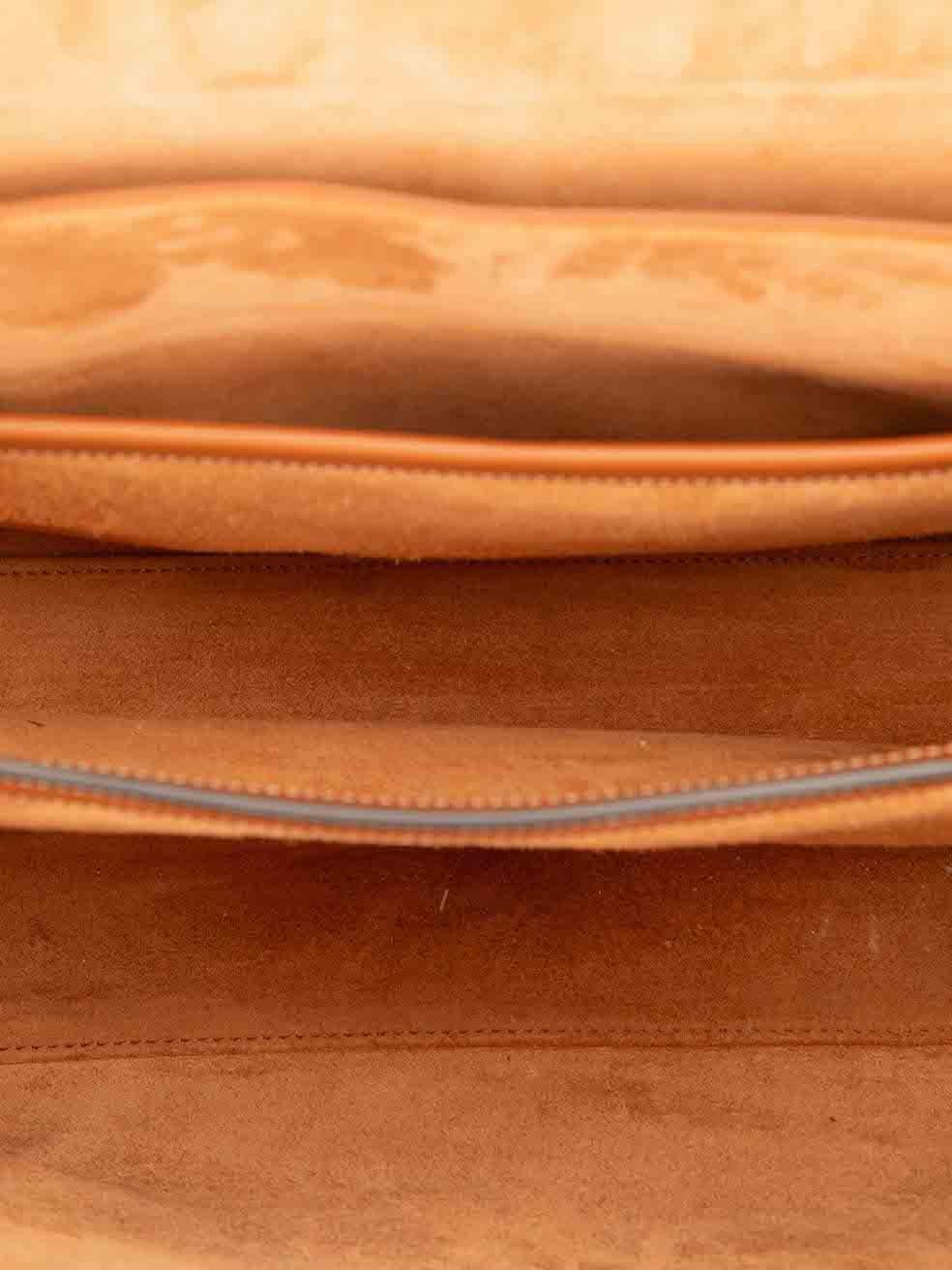 Céline Women's Brown Calfskin Leather Soft 16 Shoulder Bag 2