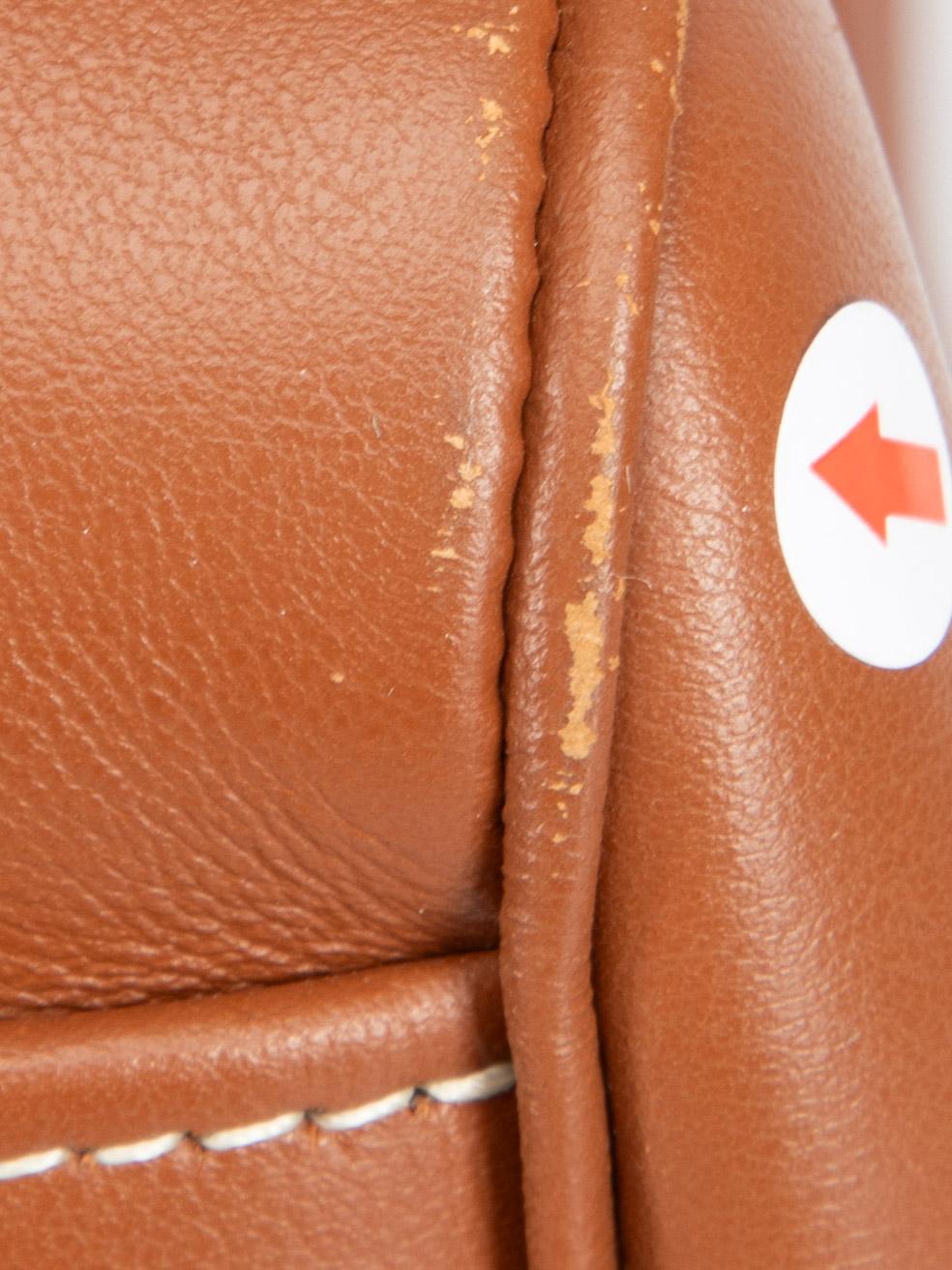 Céline Women's Brown Calfskin Leather Soft 16 Shoulder Bag 6