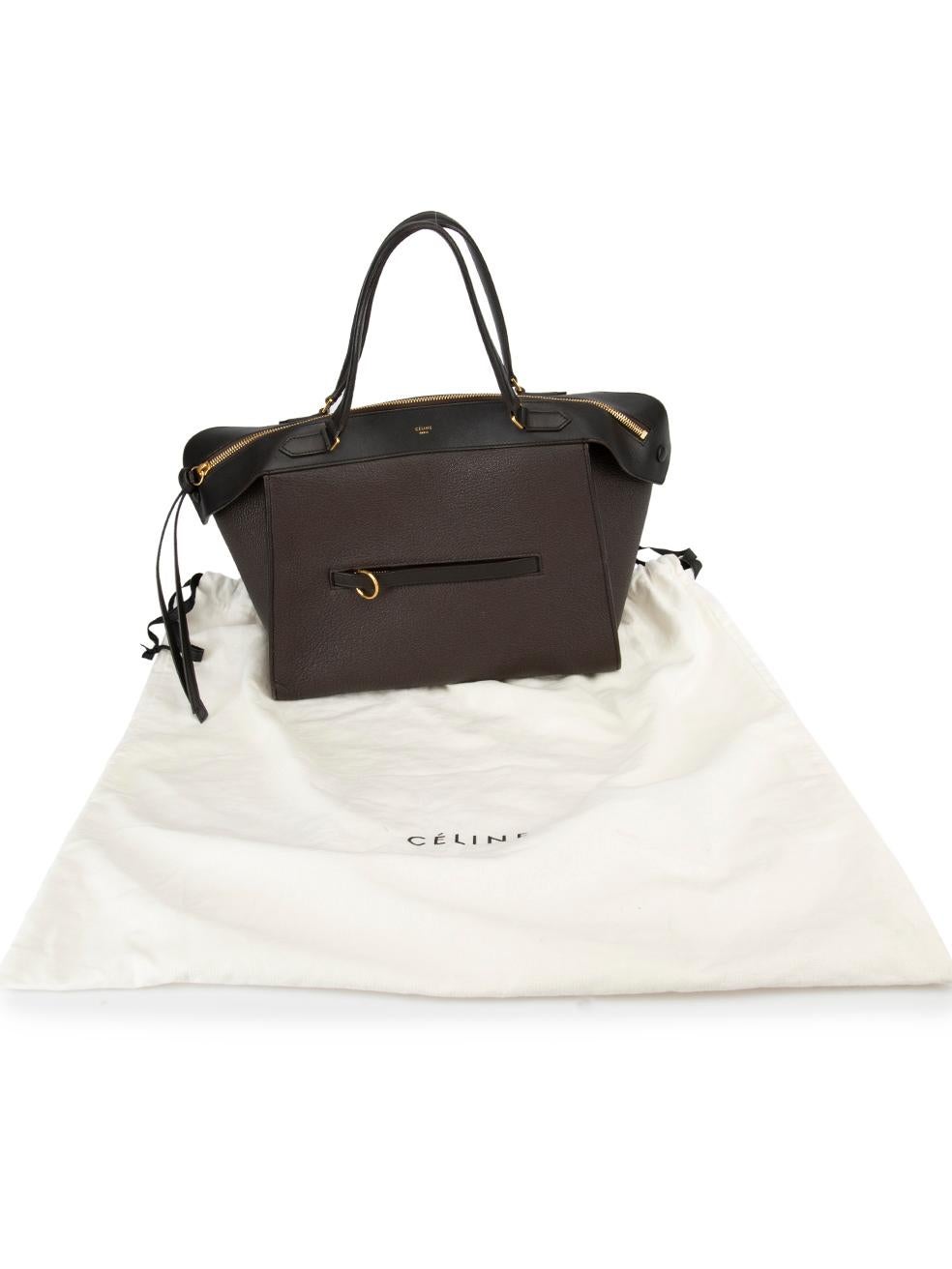 Céline Women's Brown Leather Small Ring Bag For Sale 7