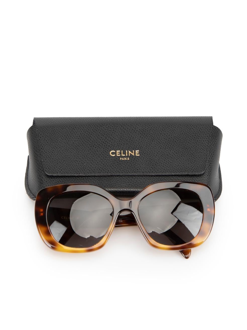 Céline Women's Brown Tortoiseshell Triomphe 04 Dark Havana Sunglasses 2