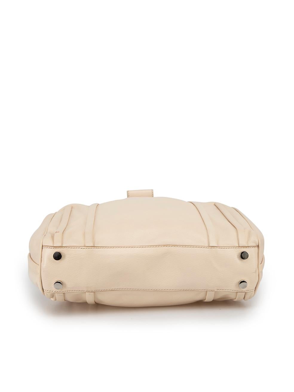 Céline Women's Cream Leather Large Tote Bag 1