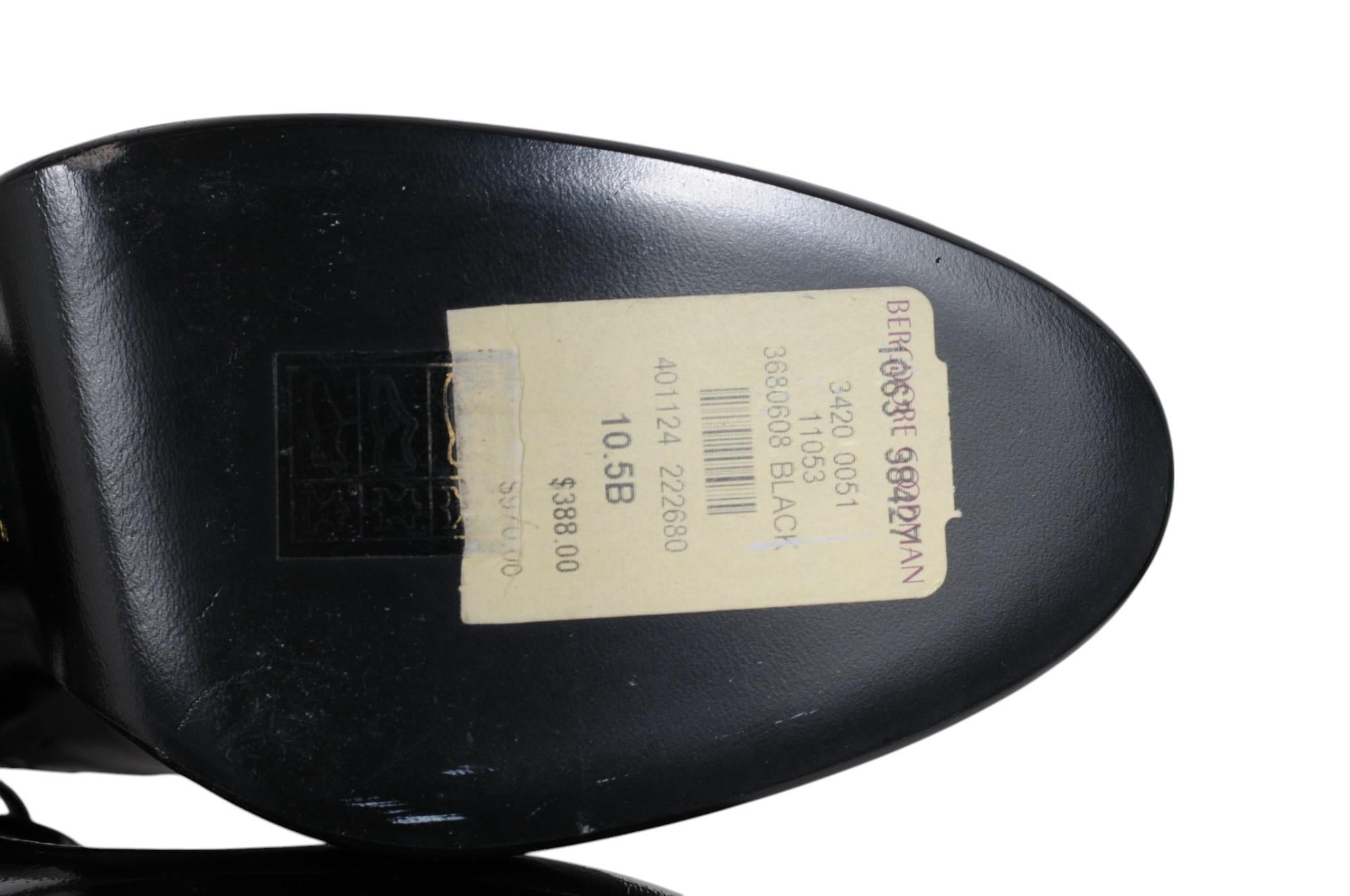 Celine Womens Melody Mary Jane Pumps US 10.5 IT 40.5 Negro charol en venta 8