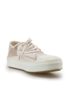 Céline Women's White Transparent PVC Panel Low Trainers