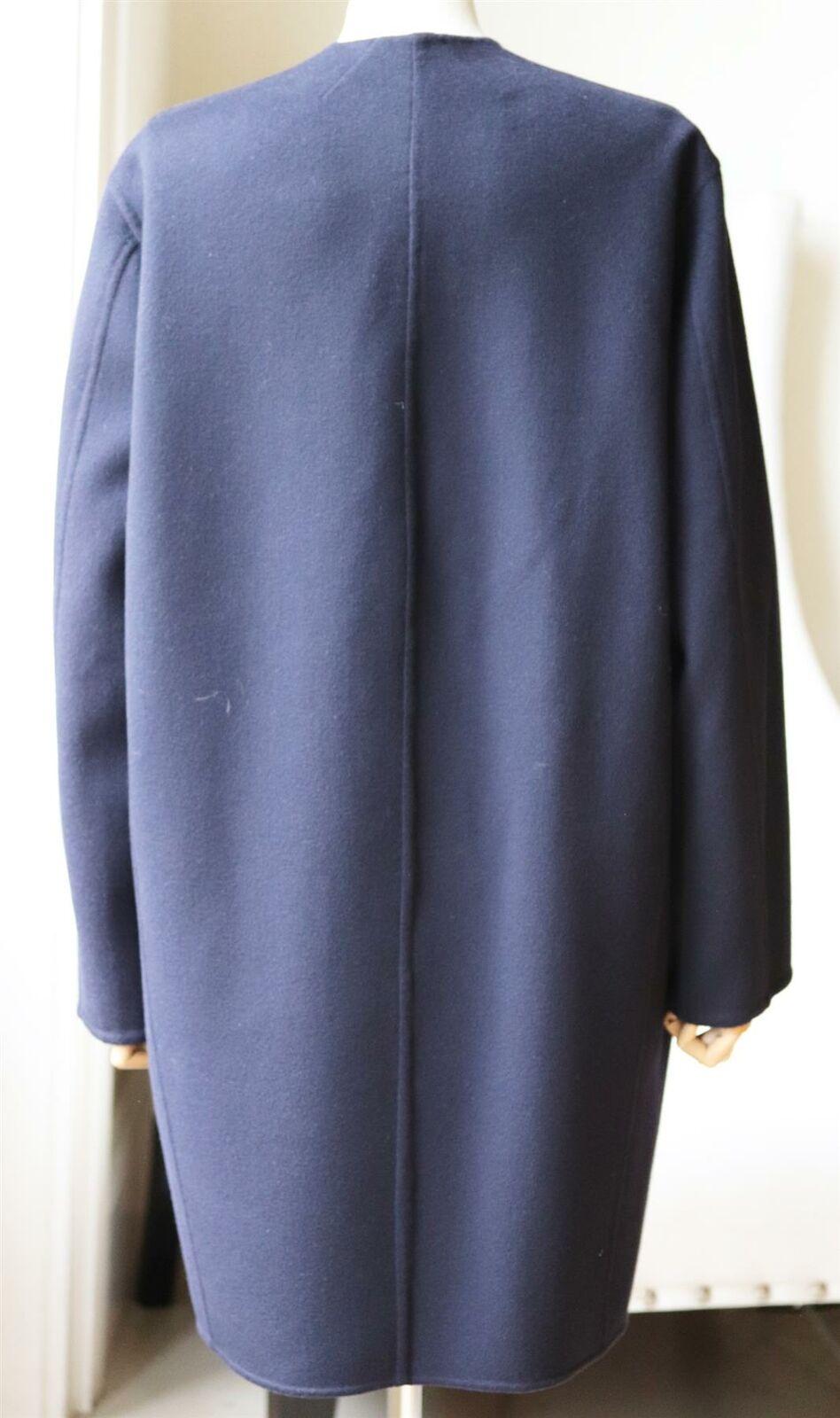 Purple Céline Wool and Cashmere Blend Coat