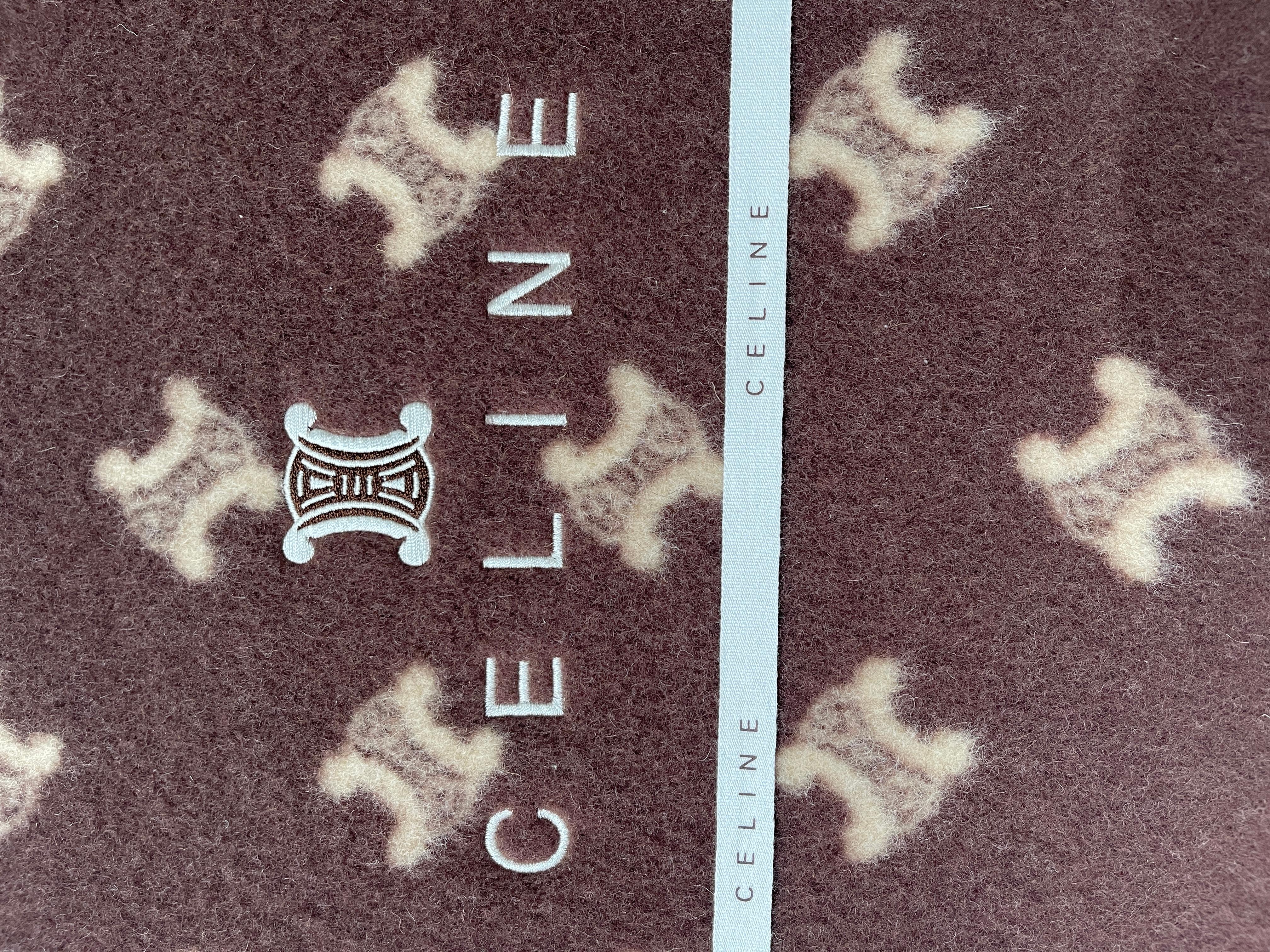 Celine Wool Blanket In New Condition In SOUTH YARRA, VIC