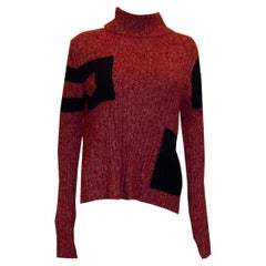 Celine  Wool /Silk Mix Jumper in Red , White and Blue. 