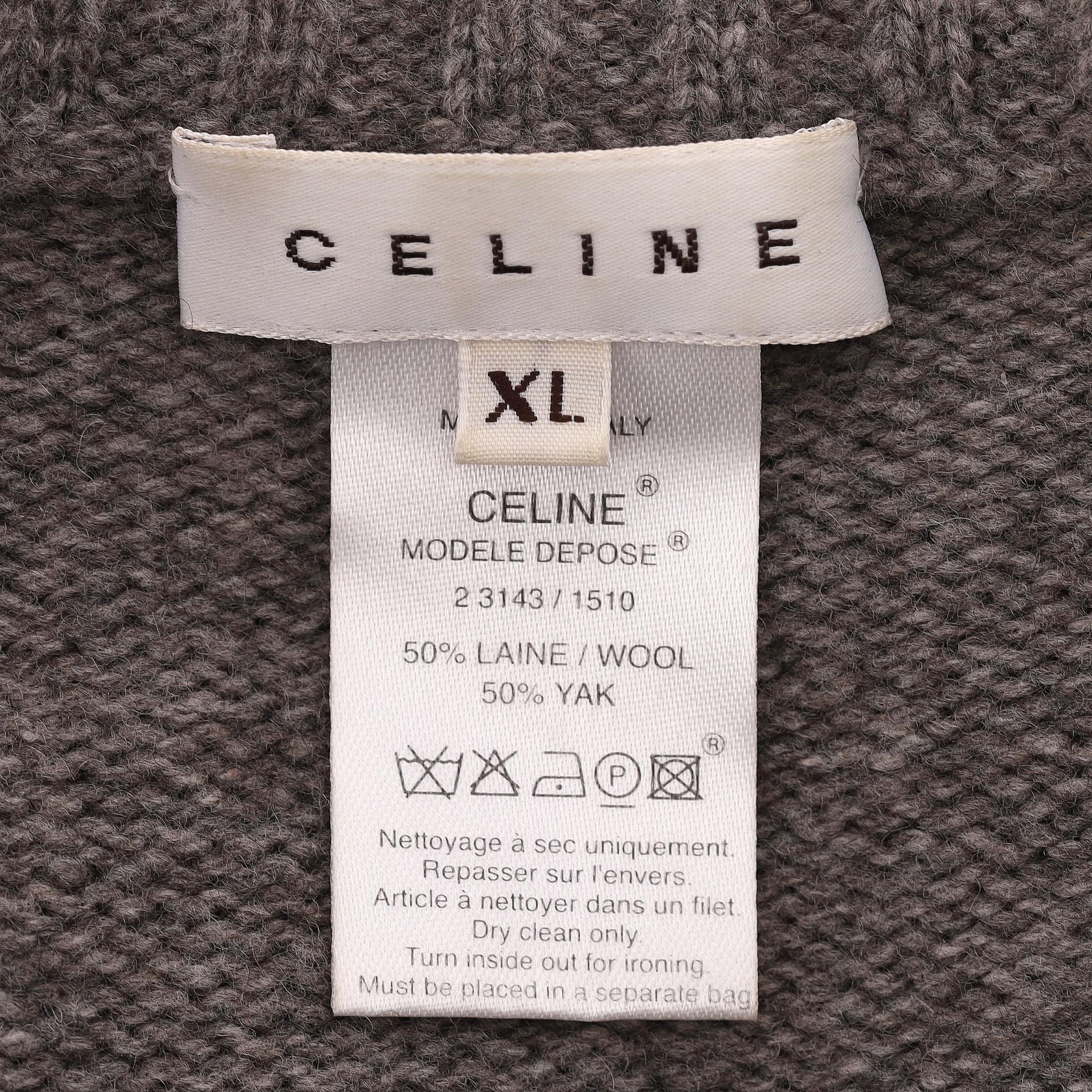 Donna Maglione in misto lana e yak di Celine in vendita
