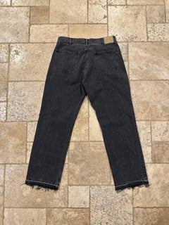 Celine x Hedi Charcoal Gray Wash Welsey Denim Jeans