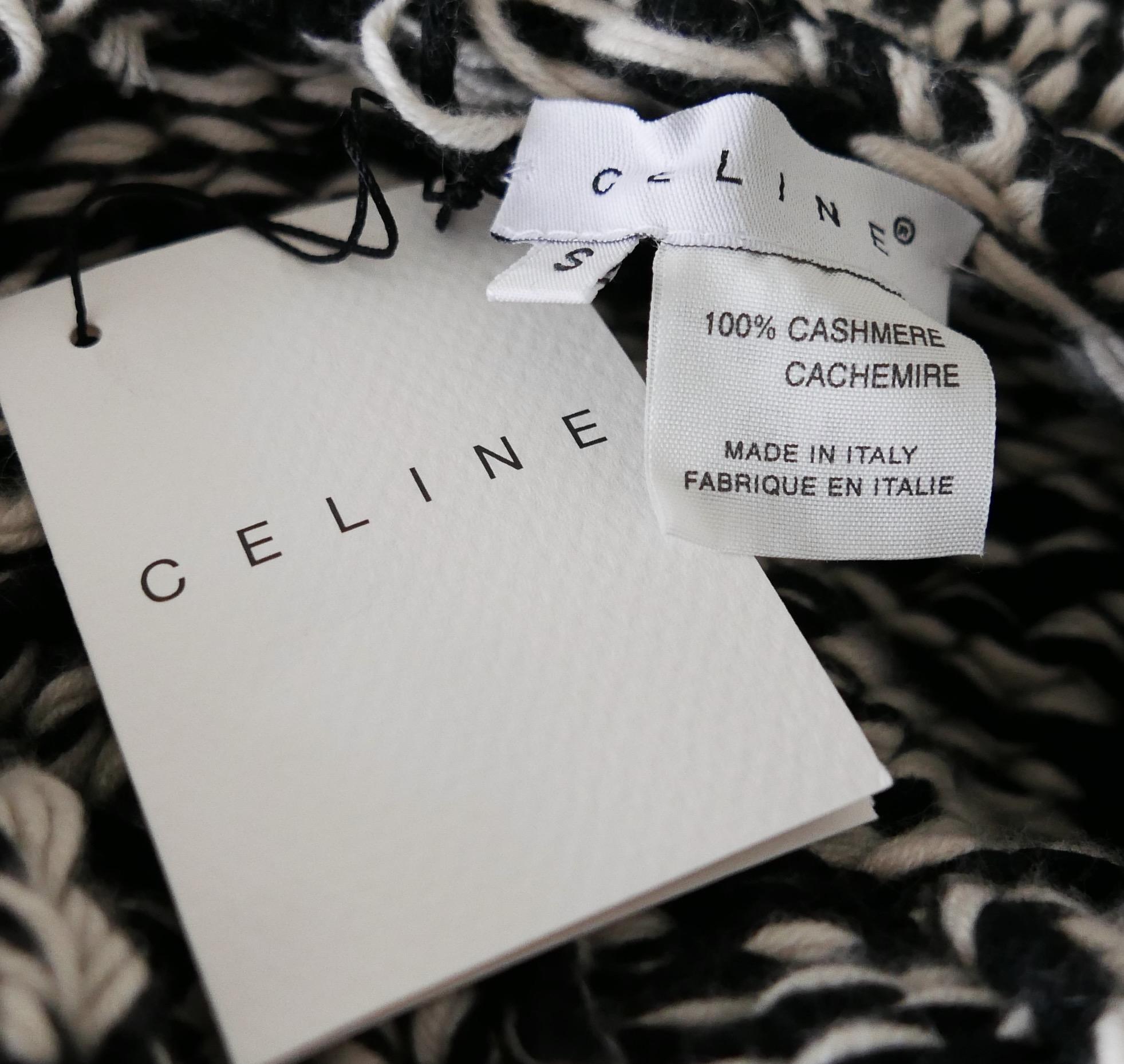 Celine x Michael Kors 1999 Hooded Cashmere Sweater For Sale 1
