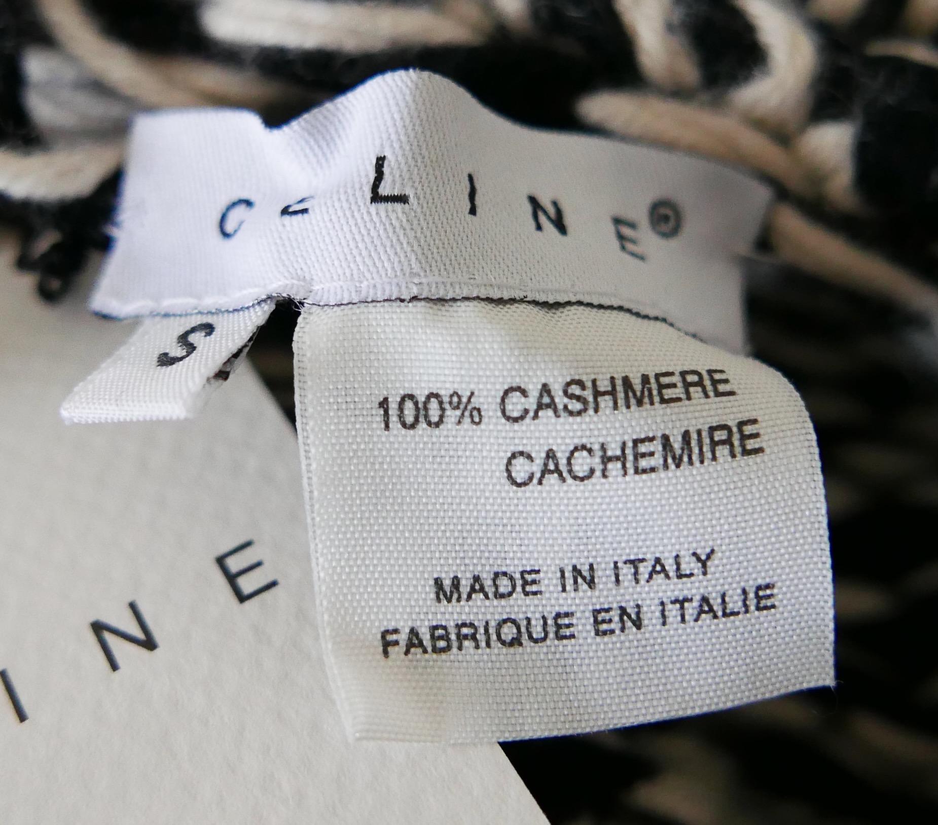Celine x Michael Kors 1999 Hooded Cashmere Sweater For Sale 2