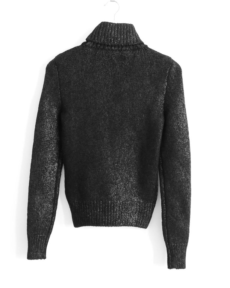 Celine x Michael Kors Metalic Painted Cashmere Mix Jumper For Sale