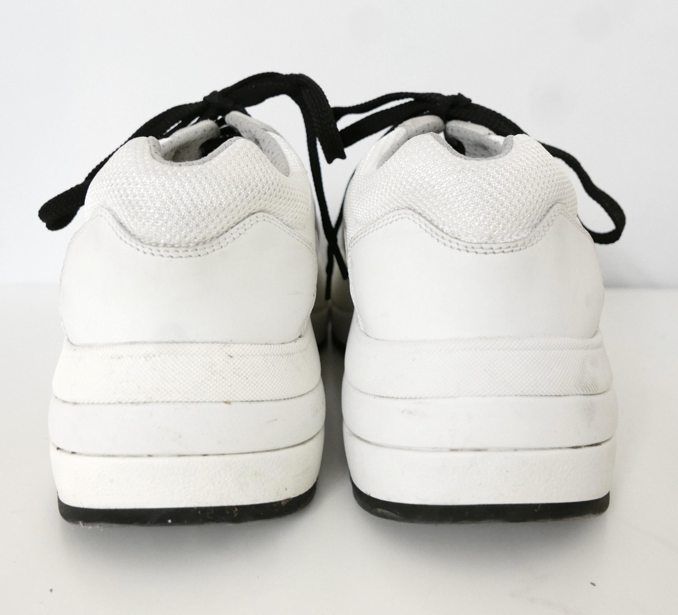 Celine x Philo 2018 Delivery Trainers Sneakers White In Excellent Condition For Sale In London, GB