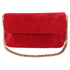Celine x Phoebe Philo Resort 2012 Suede Hobo Gourmette Bag Gold Chain Strap