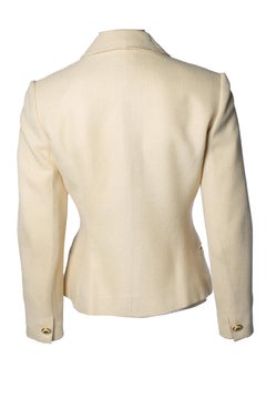 Celine, yellow tweed blazer