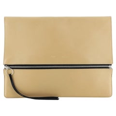 Celine Zip Clutch Leather Oversized