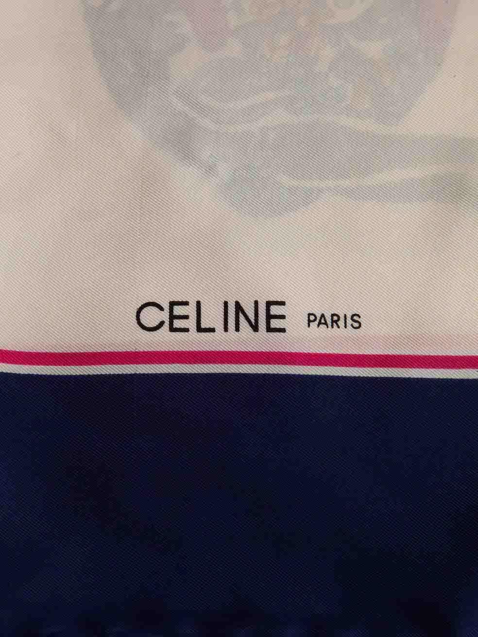 Céline Zodiac Signs Pattern Scarf 1
