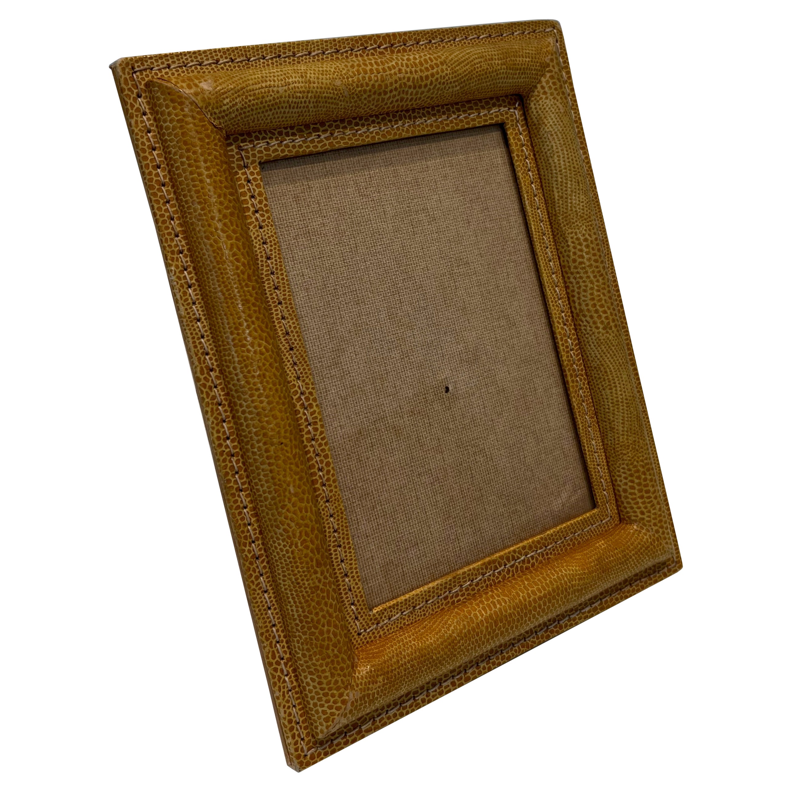 Cadre photo en cuir Stitch by Stitch