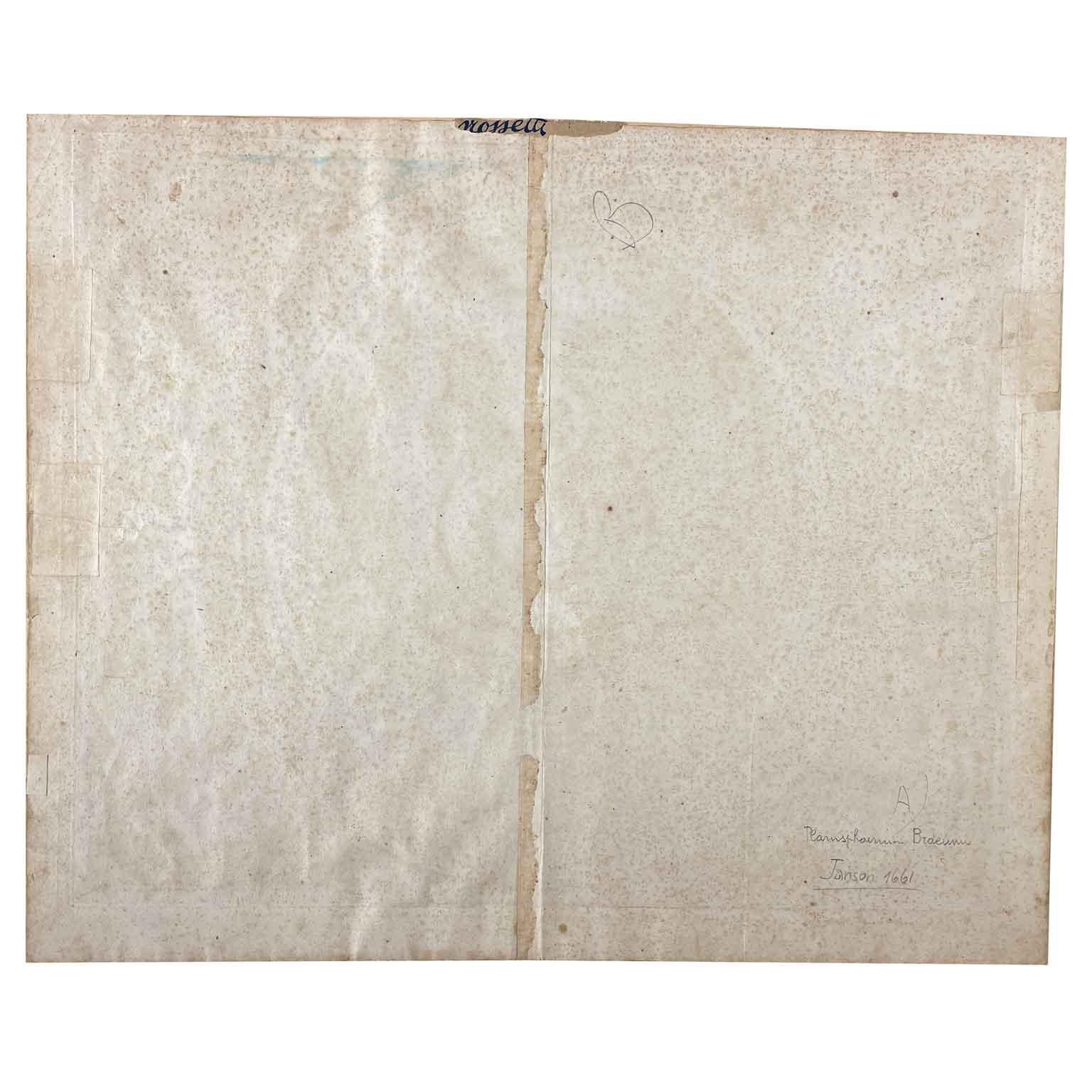 Cellarius Andreas Pair of Celestial Maps 18th Century from Harmonia Macrocosmica For Sale 1