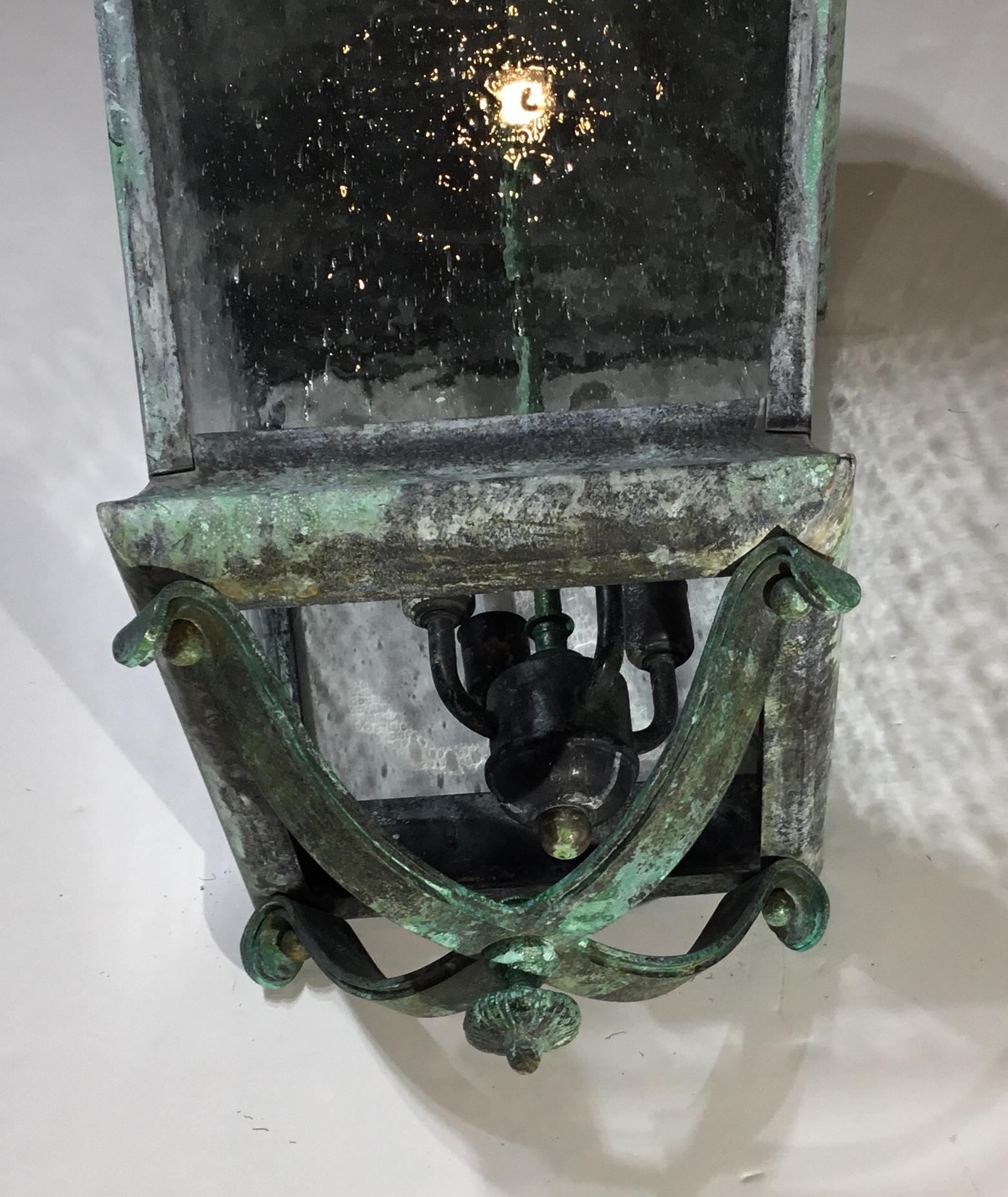 Celling Hanging Brass and Copper Lantern 6