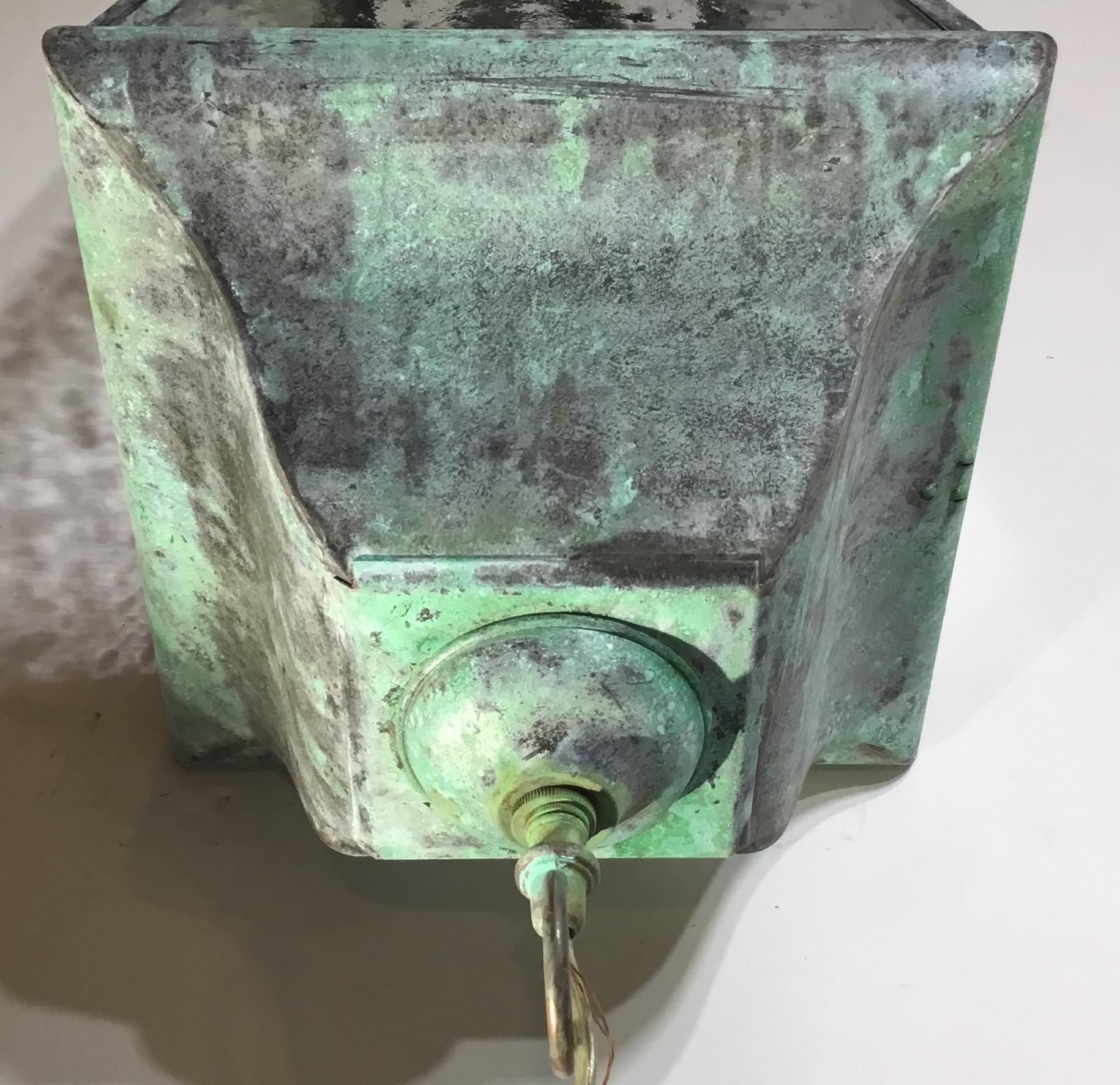 Celling Hanging Brass and Copper Lantern 8