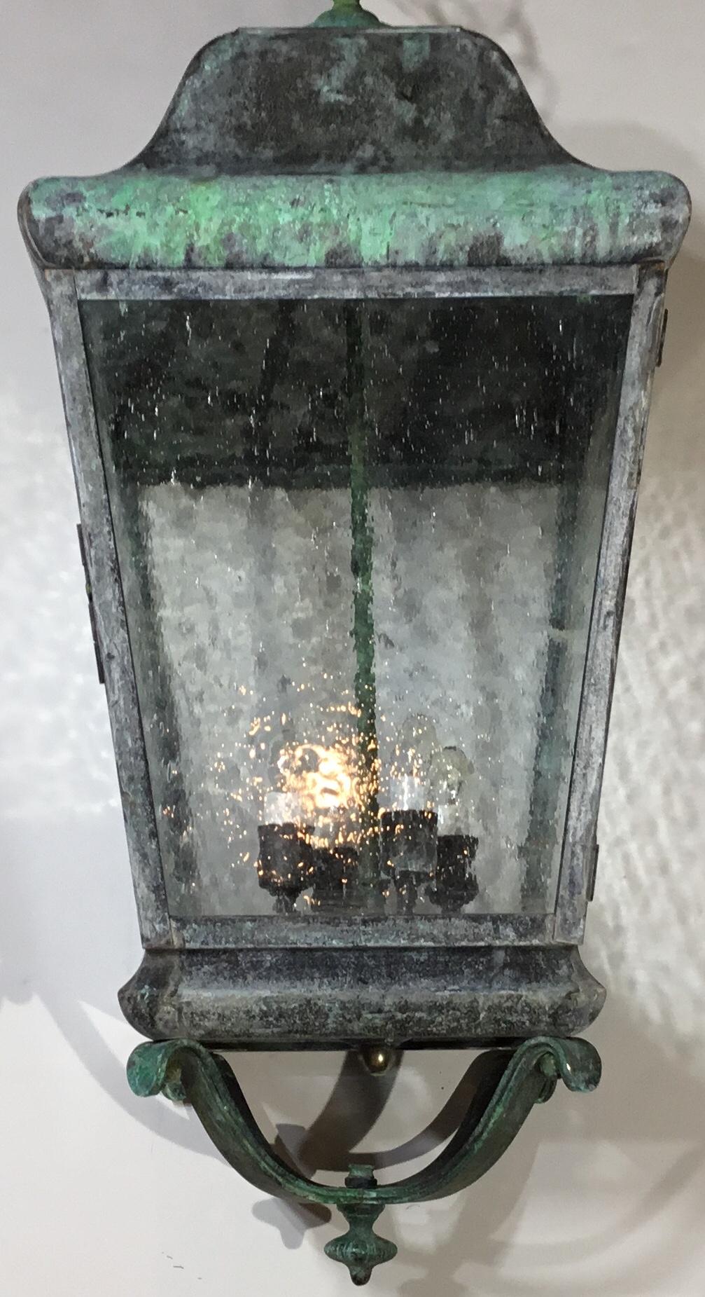 American Celling Hanging Brass and Copper Lantern