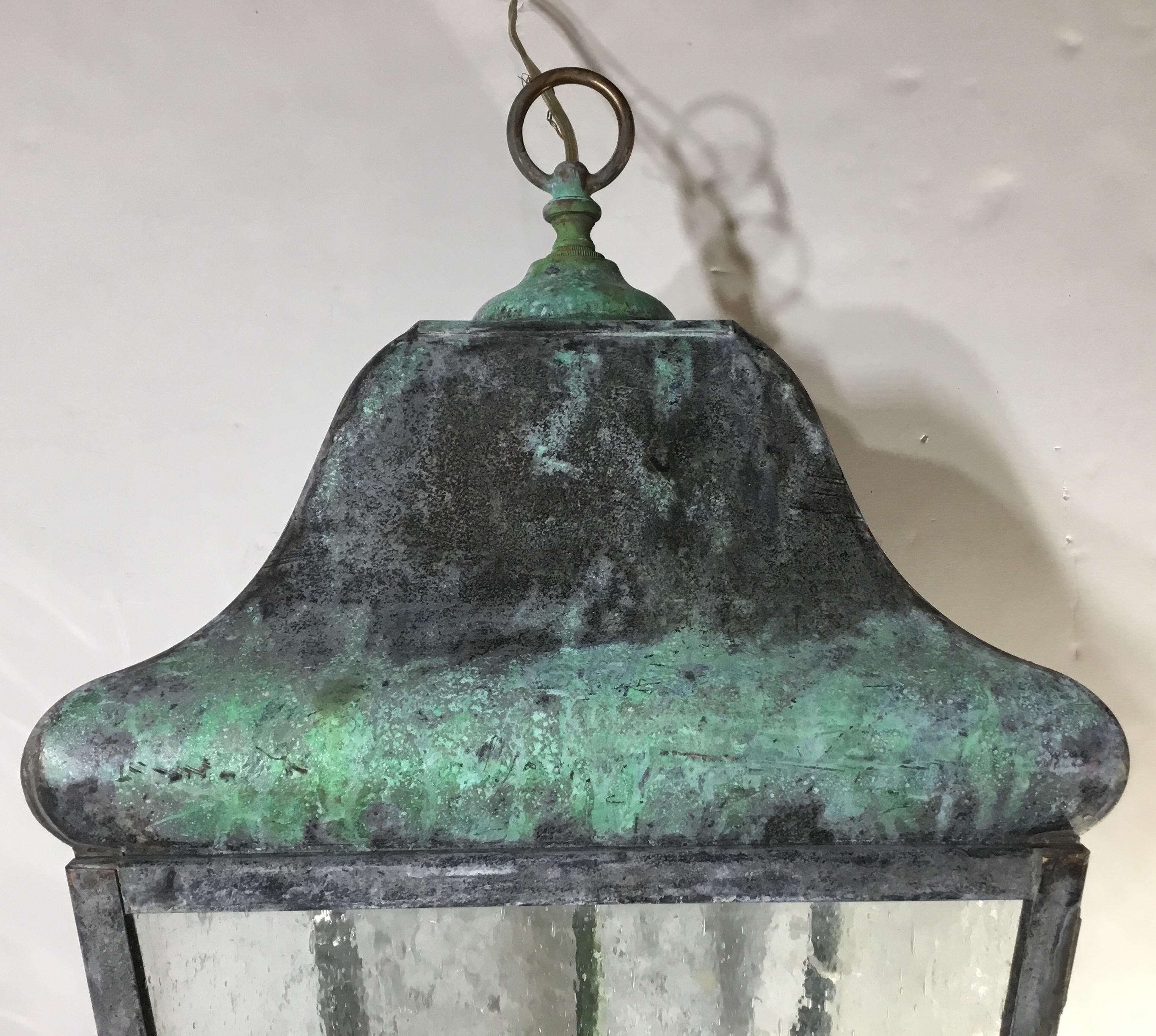 Celling Hanging Brass and Copper Lantern 1