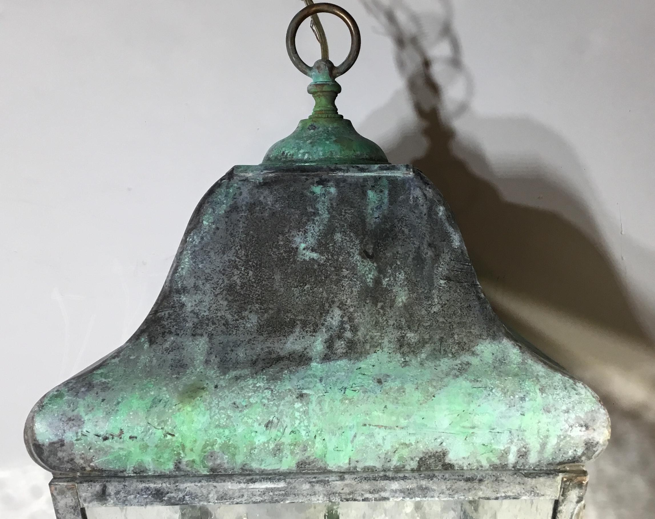 Celling Hanging Brass and Copper Lantern 3