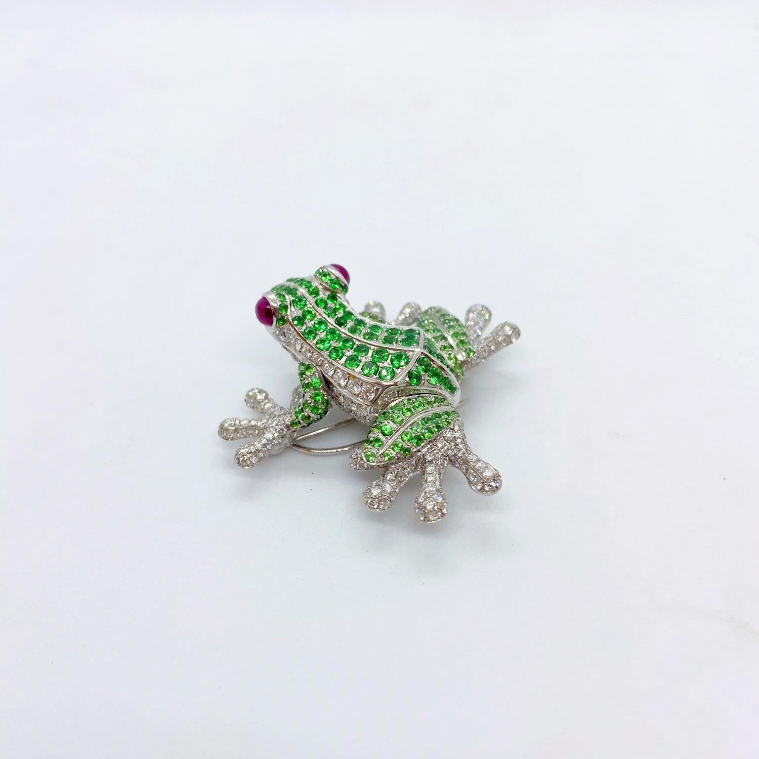 frog brooches