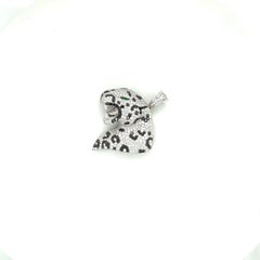 Cellini 18KT White Gold 4.10CT. Black and White Diamond Panther Pendant