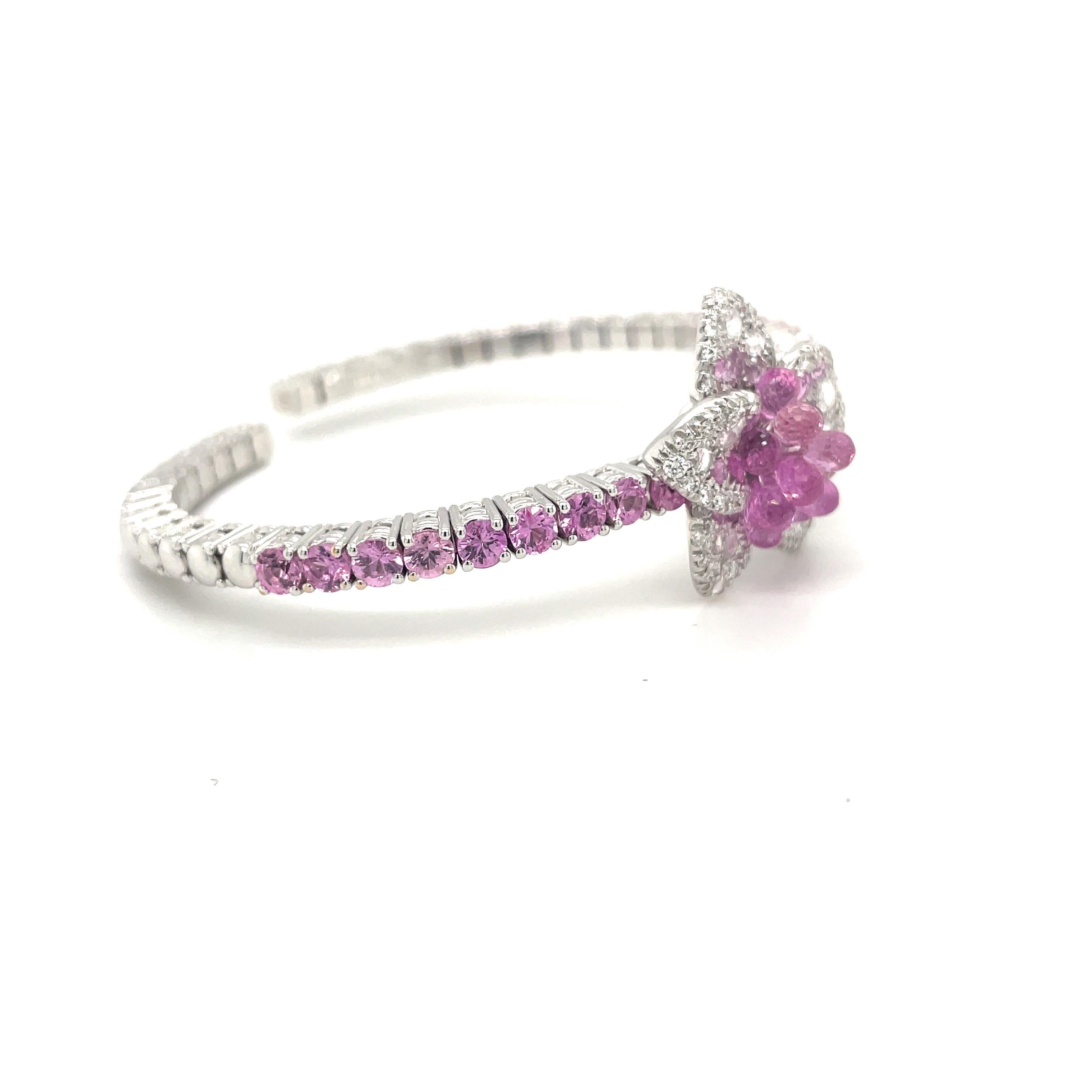 pink saphire bracelet