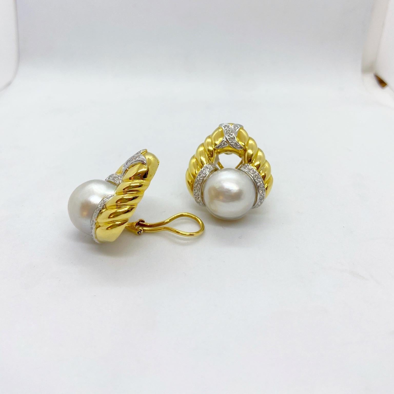 cellini pearl earrings