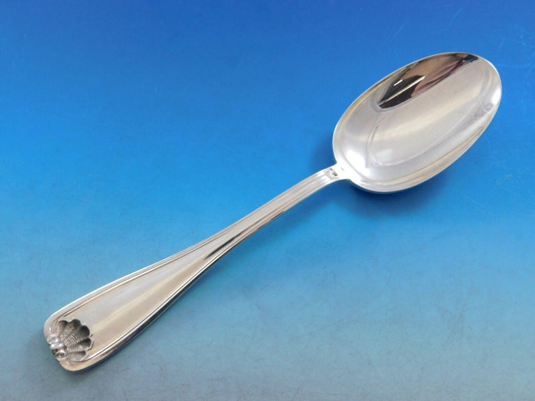 Cellini by Fortunoff Italy Sterling Silver Flatware Set Service Dinner 48 Pieces For Sale at 1stDibs