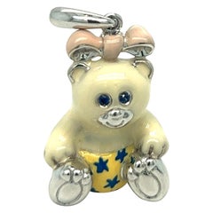 Cellini Exclusive in oro bianco 18KT e orsacchiotto smaltato