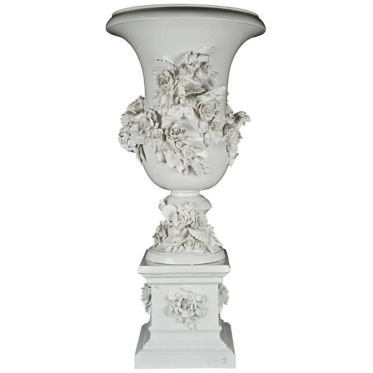 Cellini Giant Ceramic Vase For Sale at 1stDibs