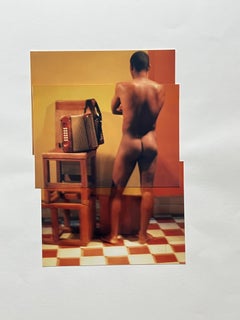 Acordeón. De la série Guerreros, Photomontage