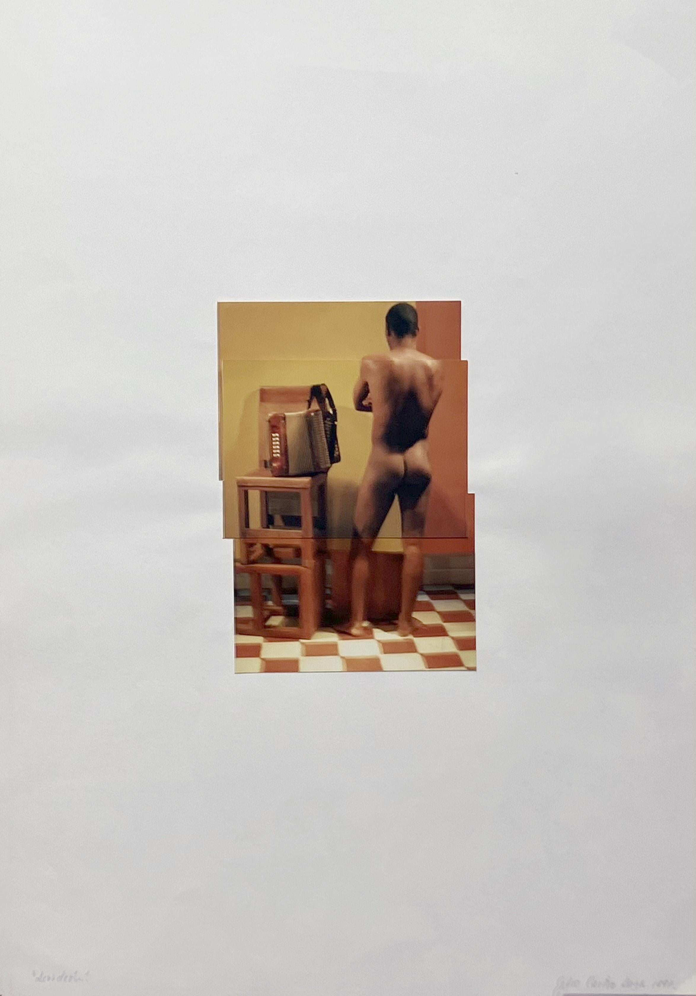 Acordeón. From The series Guerreros, Photomontage