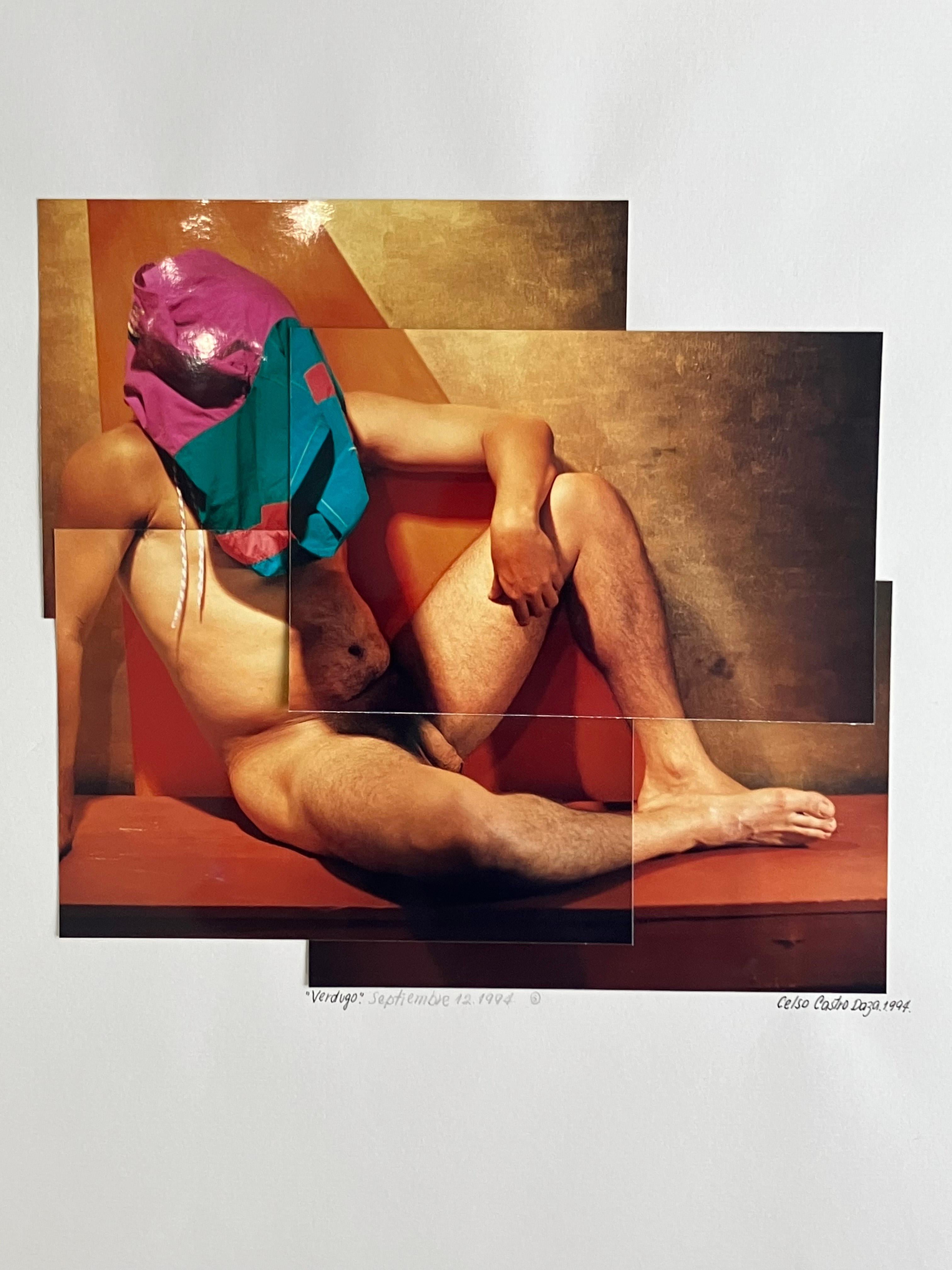 Andrés, Verdugo: 12 settembre. Dalla serie Guerreros. Collage di foto - Photograph Contemporaneo di Celso José Castro Daza