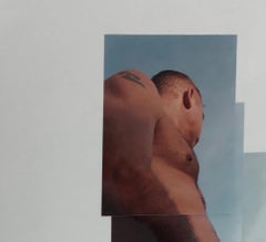 Bill. From The Identidad series, Photo Collage Mixed media