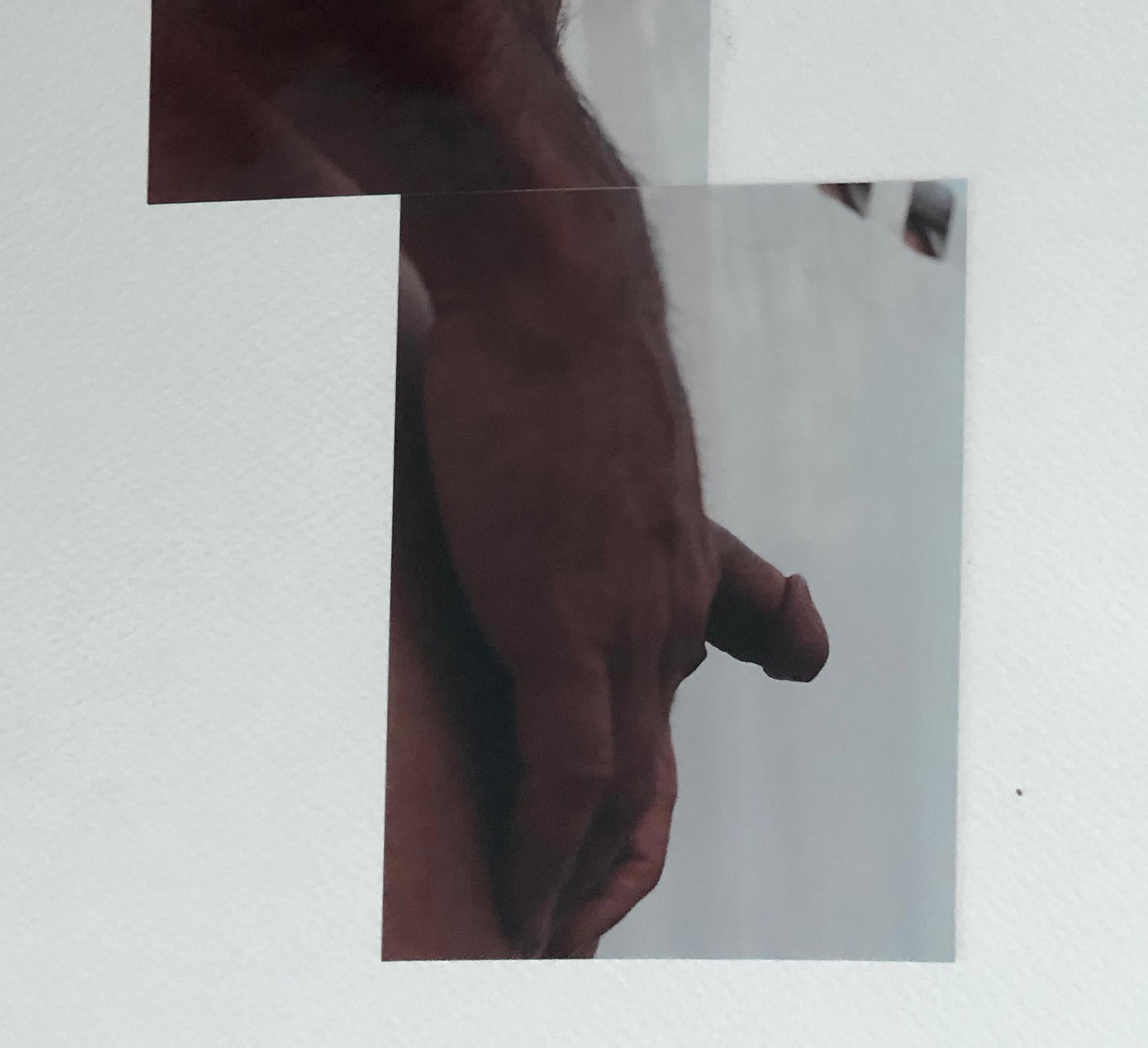 Proyecto de ley. De la serie La Identidad, Collage fotográfico Técnica mixta - Color Photograph Gris de Celso José Castro Daza