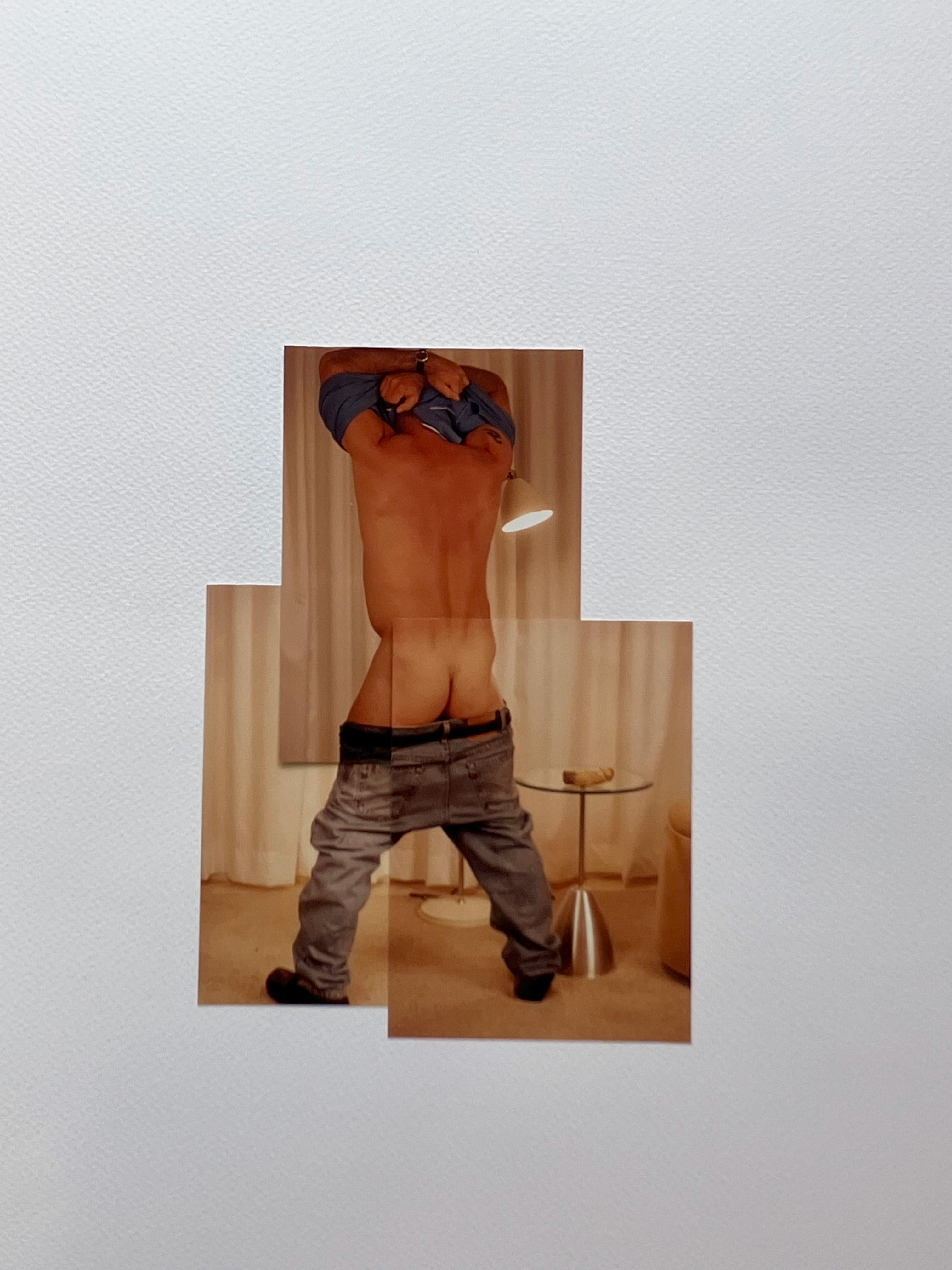 Bill absolvierte. Aus der Serie Guerreros. Fotocollage (Zeitgenössisch), Photograph, von Celso José Castro Daza