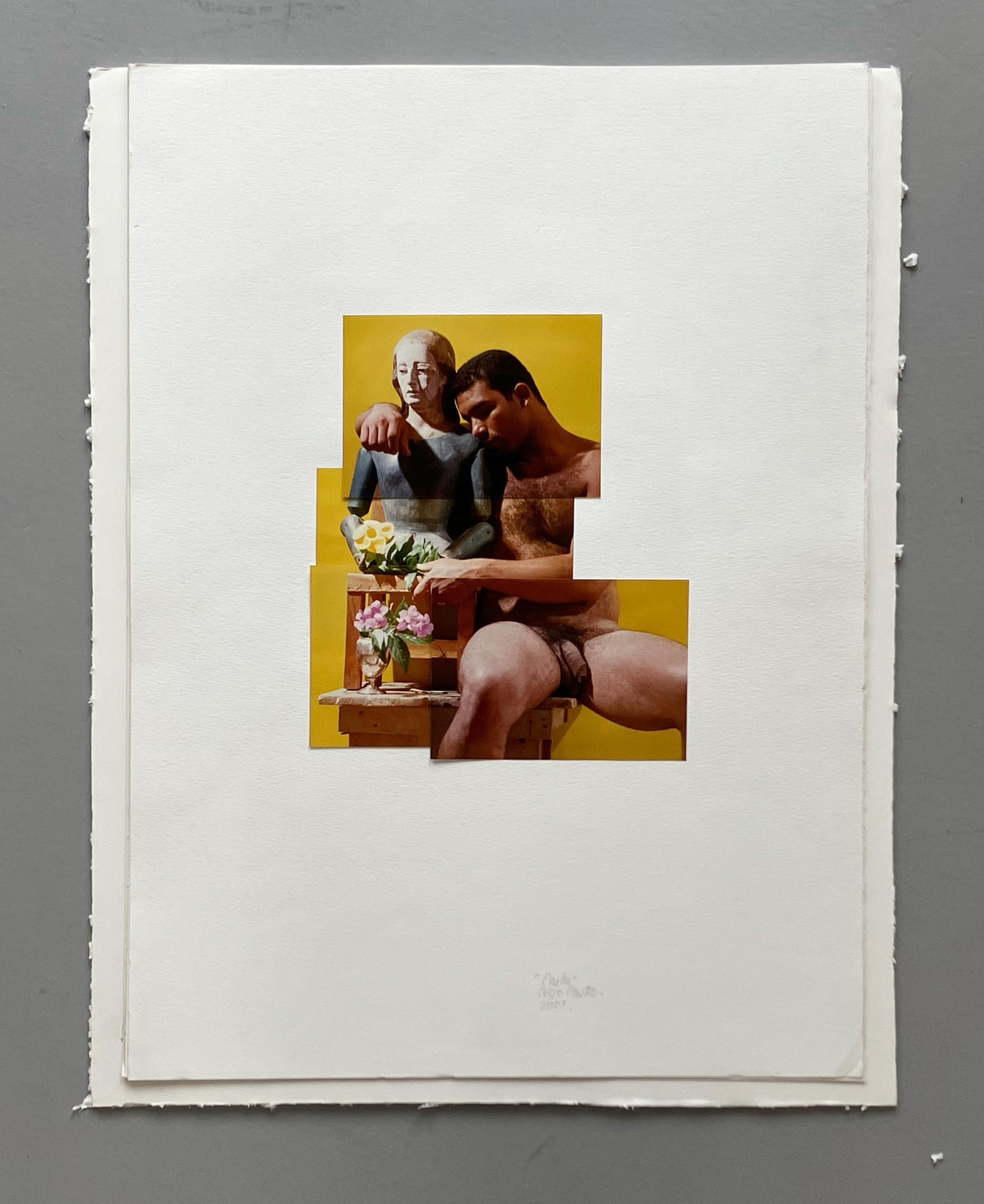 Carlos. Aus der Serie Buscando Mamá. Fotocollage (Zeitgenössisch), Photograph, von Celso José Castro Daza