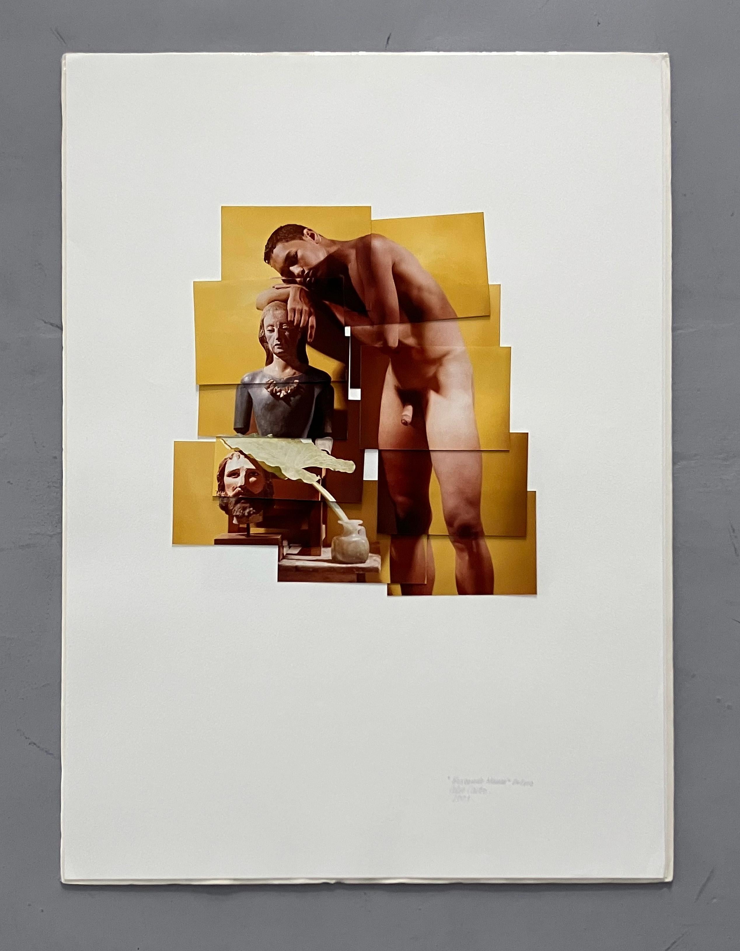 Delirio. Tiré de la série Buscando Mamá. Collage de photos - Contemporain Photograph par Celso José Castro Daza