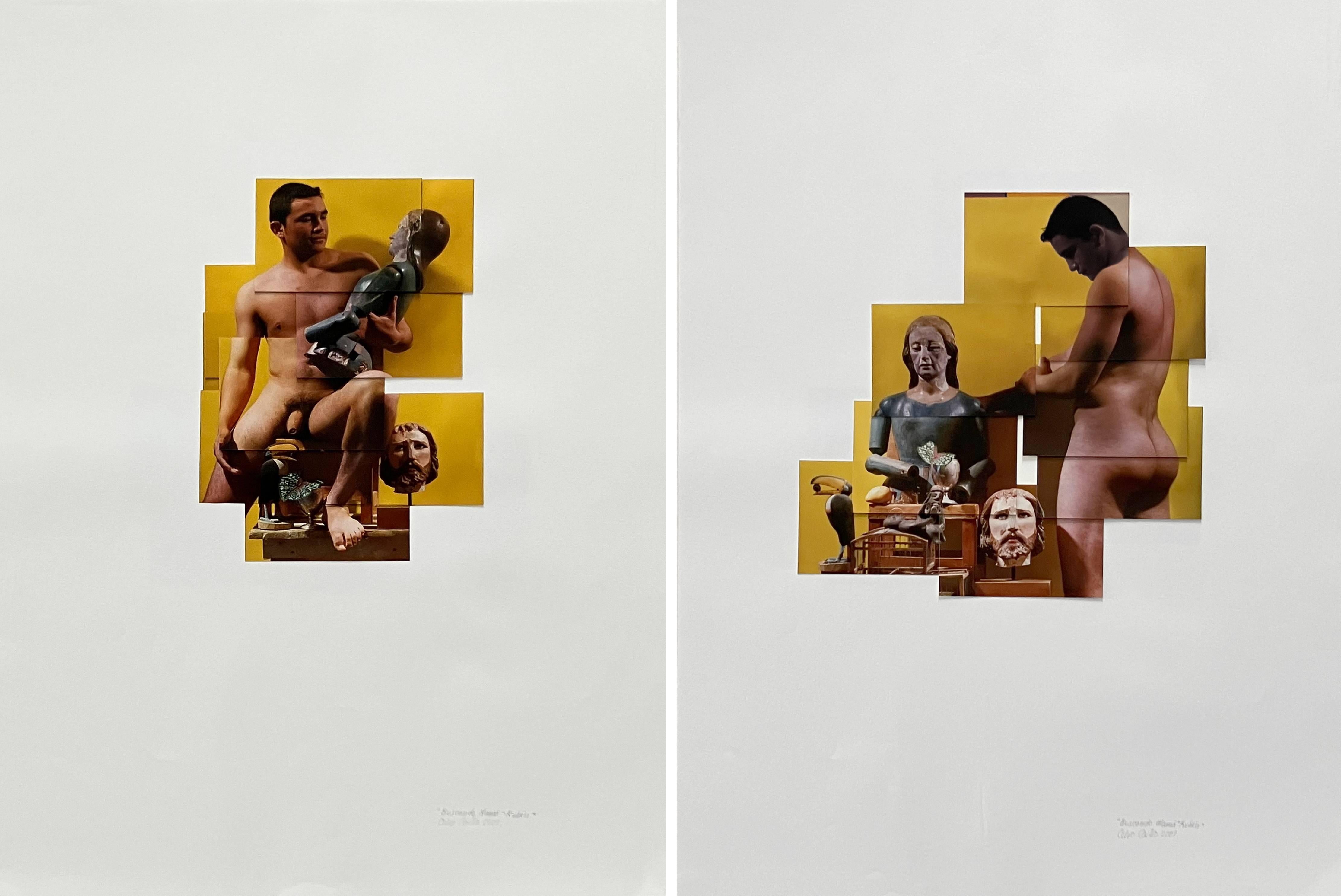 Diptychon: Ruben. Aus der Serie Suche nach einer Mutter. Fotomontage