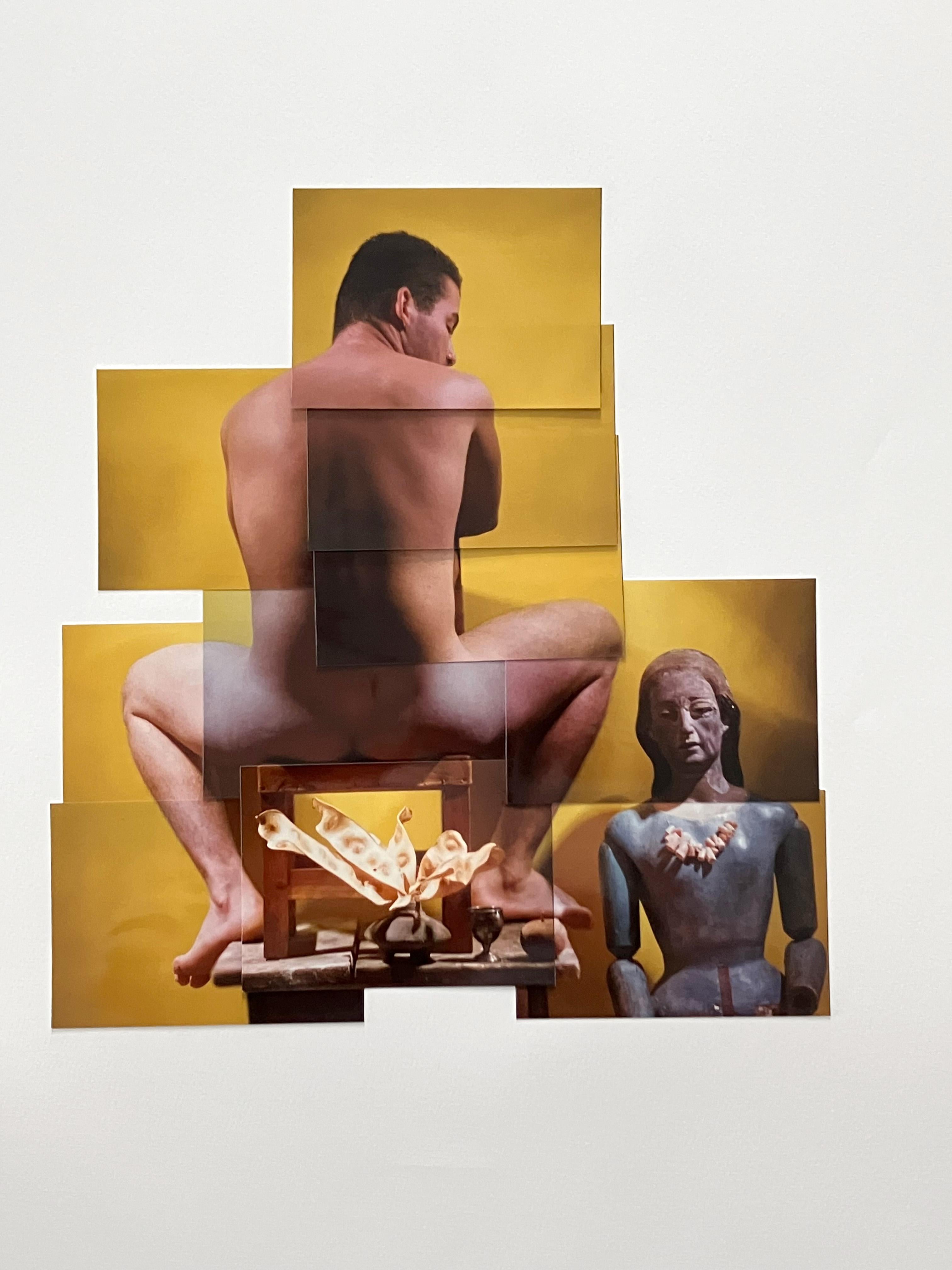 Díptico: Tomas y Sin título 1. De la serie Buscando una madre. Fotomontaje - Photograph Contemporáneo de Celso José Castro Daza