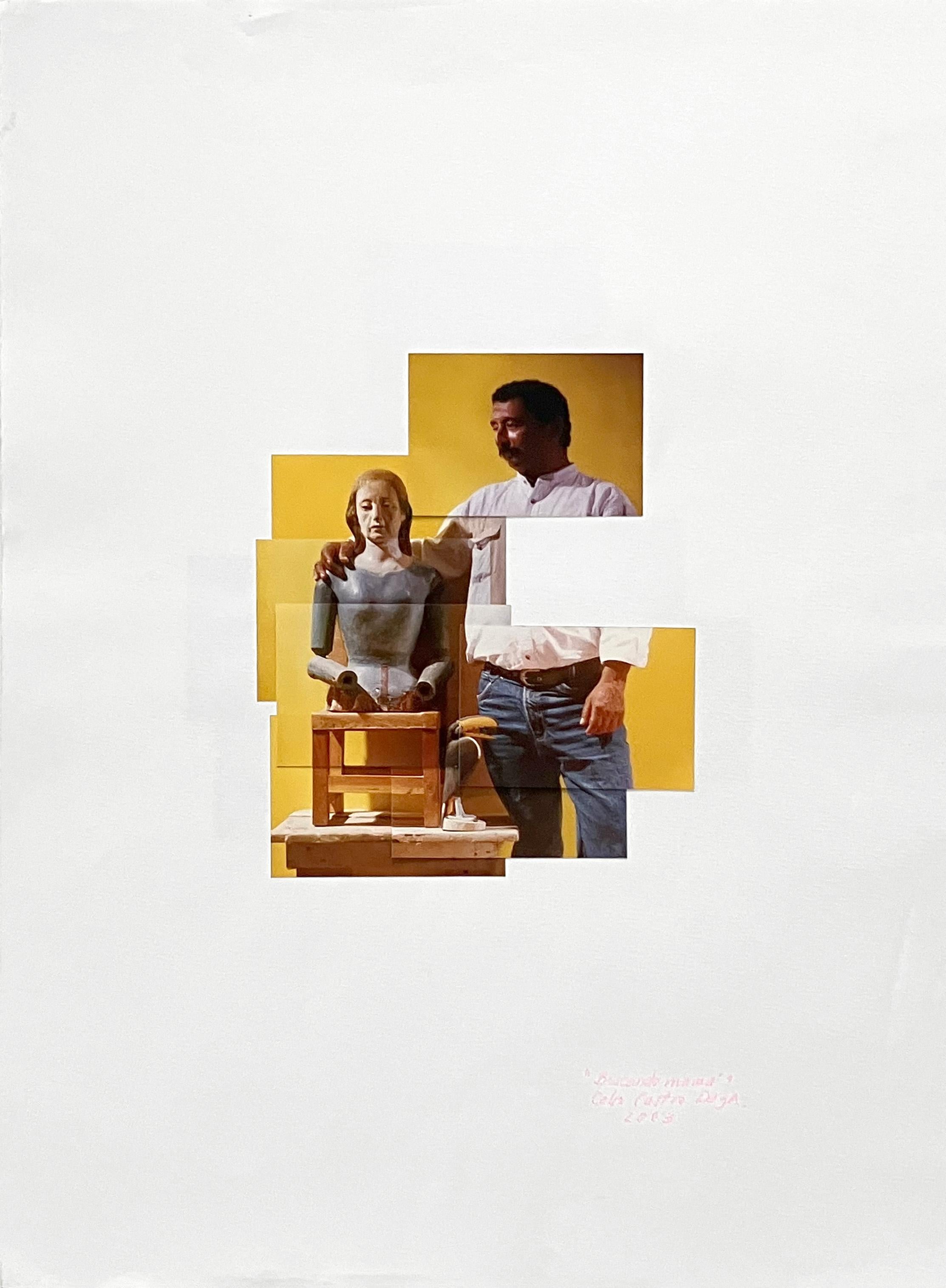 Las obras fotocollage de Castro, muy laboriosas, de capos de la droga, contrabandistas, sicarios, paisanos, vendedores ambulantes, soldados, paramilitares, secuestradores y proxenetas posan mostrando con orgullo sus penes erectos al espectador