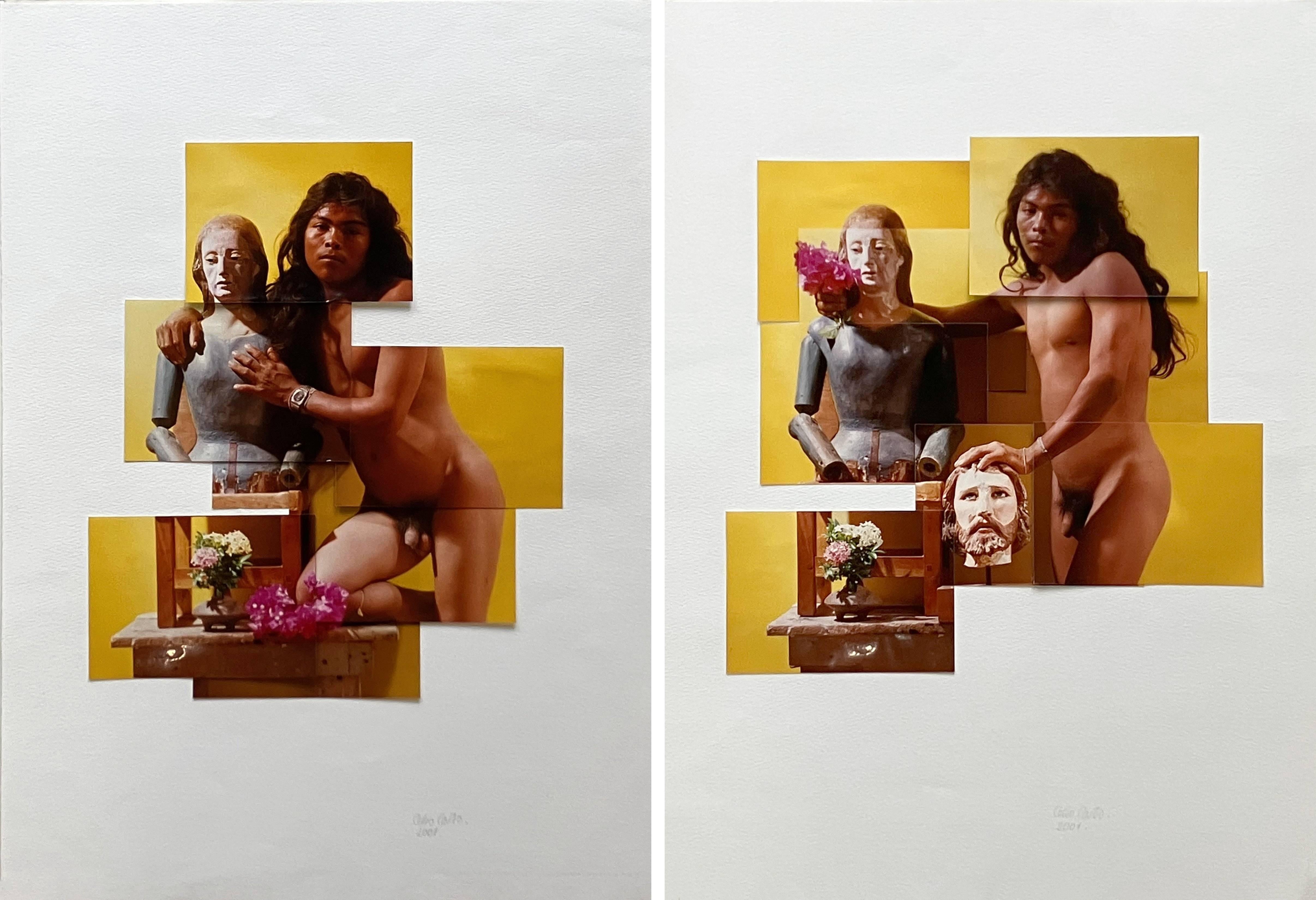 Diptychon Untitled IX und Untitled X. Aus der Serie Searching a Mother. Fotomontage