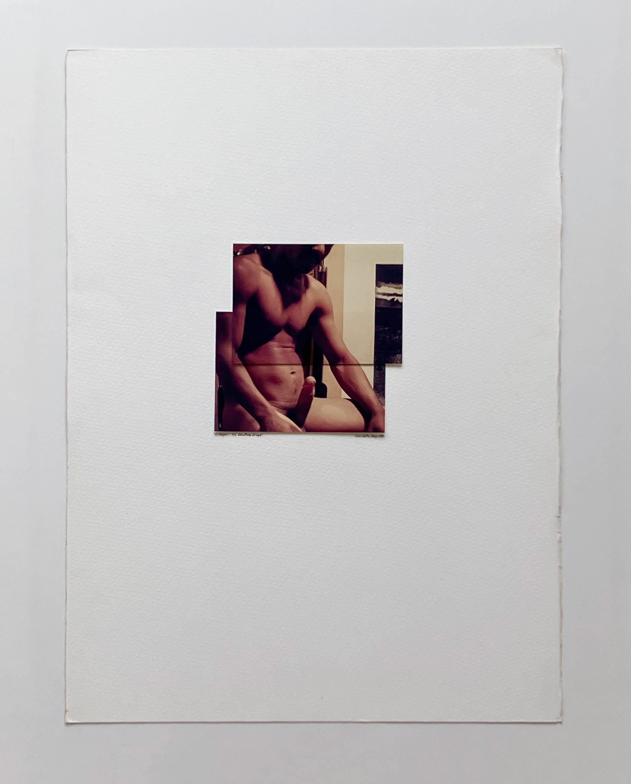El Negro 1/1 Escultura Griega. From the Series Guerreros. Photo Collage - Contemporary Photograph by Celso José Castro Daza