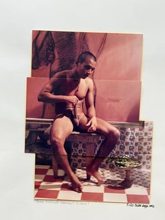 Como comiendo mamón. El Nene. Fom the series Guerreros. Photomontage