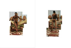 Fabian Diptych. From The Pre-Columbian Fantasy series, Photo Collage 