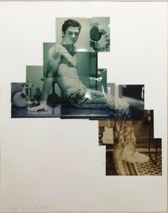 Faïence, de la série « identidad », collage de photos en techniques mixtes